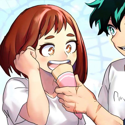 𝗮𝗿𝘁𝗶𝘀𝘁: 𝗻𝗮𝗴𝗶𝘁𝘆 𝗼𝗻 𝘁𝘄𝘁 Deku X Uraraka Matching Icons, Izuocha Matching Icons, Deku And Uraraka Matching Icons, Mha Matching Pfp, Pfp Duo, Mha Pfp, Icon Match, Deku X Uraraka, Ochaco Uraraka