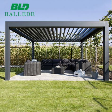 Ombra Pergola, Steel Pergola, Louvered Pergola, Modern Pergola, Metal Pergola, Pergola Design, Aluminum Pergola, Outdoor Gazebos, Backyard Pergola