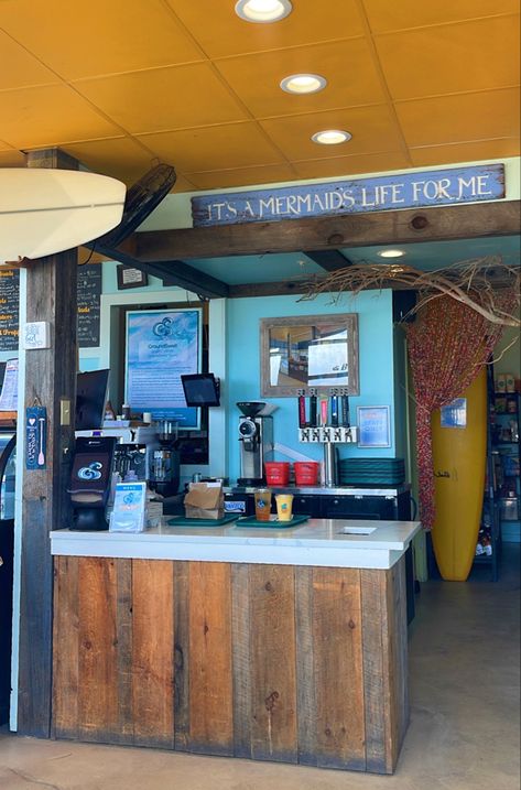 Mermaid Surfboard, Tsitp Vibe, Lunch Ideas Healthy, Surf Bar, Surf Cafe, Aesthetic Mermaid, Surfing Aesthetic, Ideas Lunch, Beach Cafe