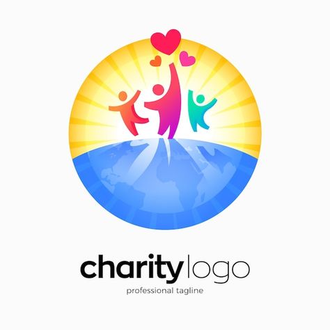 Charity Foundation Logo, Logo Association, Foundation Logo Design, Child Care Logo, Charity Logo Design, Charity Logo, Therapy Logo, Kids Therapy, Round Logo Design