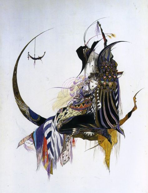 Yoshitaka Amano, Vampire Hunter D, Coffin: The Art Of Vampire Hunter D, Doris… Yoshitaka Amano, Vampire Hunter D, Vampire Hunter, Arte Popular, Japanese Artists, Graphic Artist, Fantasy World, Final Fantasy, Japanese Art