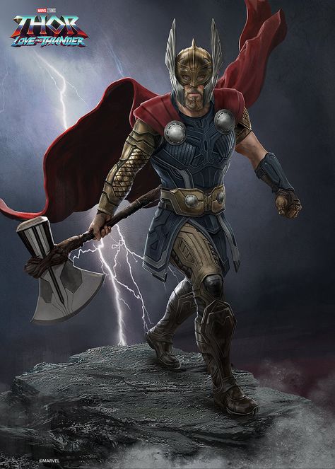 ArtStation - Thor : Love and Thunder / Thor concept Love And Thunder Thor, Ryan Meinerding, Thor Comic Art, Walt Simonson, African Superhero, Thor Art, Marvel Concept Art, Thor Comic, Hulk Art