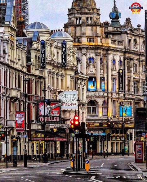 Shaftesbury Avenue London Tall Buildings, Beautiful London, United Kingdom Travel, City Of London, London Places, England And Scotland, London Town, London Love, London Eye