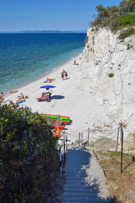 Capo Bianco Beach Elba Island Elba Island Italy, Elba Italy, Italy Tourism, Elba Island, Italy 2023, Italy Beaches, Cheap Flight, Cheap Flight Tickets, Places In Italy