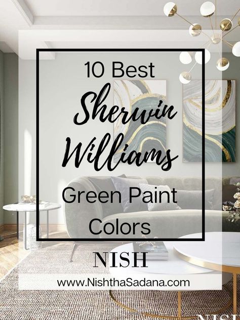 Liveable Green Sherwin Williams, Green Paint Colors Sherwin Williams, Sherwin Williams Green Paint Colors, Best Sherwin Williams Paint Colors, Sherwin Williams Paint Colors Green, Green Interior Paint, Best Sherwin Williams Paint, Paint Colors Sherwin Williams, Green Bedroom Paint