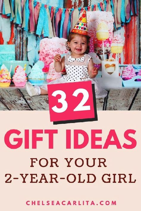 Are you looking for the perfect toddler gift ideas for the little girl in your life? This toddler gift guide was made by a real girl mom and has 32 great ideas that she will certainly love. Gift Ideas For 2 Year Girl, Gifts For Two Year Old Girl, Gifts For 2 Year Girl, Toddler Gift Ideas, Toddler Gift Guide, Kids Drum Set, Toddler Hacks, 2nd Birthday Gifts, Disney Presents