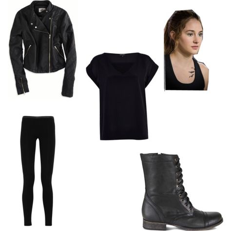 tris prior costumes | Tris Prior Costume (Divergent) - Polyvore Divergent Halloween Costumes, Divergent Cosplay, Divergent Costume, Dauntless Clothes, Divergent Outfits, Tris Prior, Halloween Costumes Ideas, Outfit Costume, Character Inspired Outfits