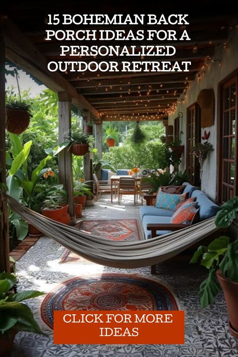 15 Bohemian Back Porch Ideas for a Personalized Outdoor Retreat Bohemian Porch, Porch Privacy, Zen Furniture, Colorful Cushions, Traditional Porch, Cottage Porch, Bohemian Outdoor, Meditation Corner, Cozy Outdoor