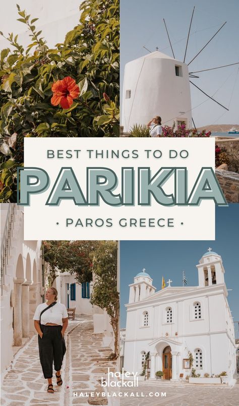 Greece Beautiful Places, Island Hopping Greece, Greece Paros, Greece Instagram, Naoussa Paros, Greece Packing List, Greece Aesthetic, Port Town, Greek Island Hopping