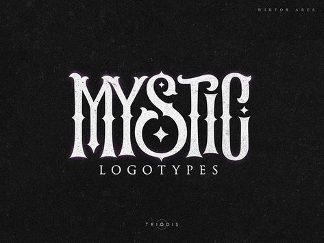 Kombinasi Font, Mystic Logo, Typographie Logo, Alfabet Font, Fantasy Logo, Business Fonts, Logo Minimalista, Inspiration Logo Design, Trendy Logos