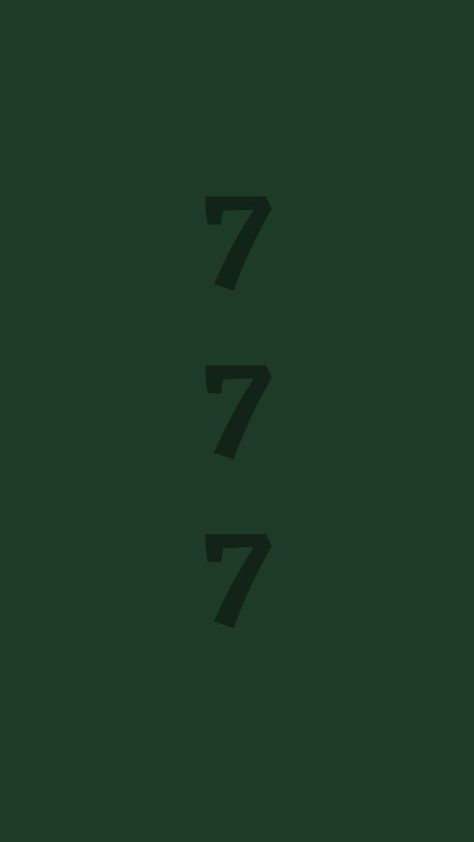 angel numbers 777 777 Wallpaper, Spiritual Wallpaper, Dark Green Aesthetic, Simple Phone Wallpapers, Simple Iphone Wallpaper, Trendy Wallpaper, Pretty Wallpaper Iphone, Green Wallpaper, Ipad Wallpaper