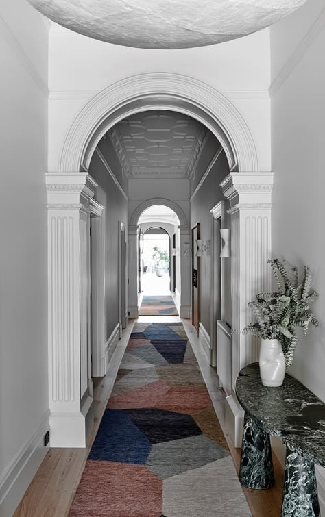 Entry Way Hallway, Victorian Villa, Terrace Houses, French Oak Flooring, Grand Entryway, Homes To Love, Grey Fox, Whimsical Home, Classic Architecture