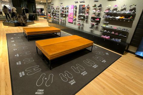 Nike Celebrates Los Angeles With Its New Outpost at The Grove | Hypebeast Basketball Store, Nike Retail, Athlete Training, Shoe Store Design, Sportswear Store, Football Shop, Shop Window Stickers, Sport Shop, Retail Inspiration