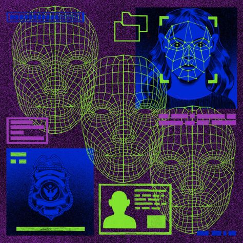 Neon Gods, Facial Recognition System, Facial Recognition Technology, School Of Visual Arts, Face Recognition, Facial Recognition, Ex Machina, Arte Fantasy, The Balance