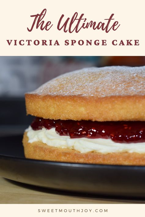 Sandwich Cake Recipe, Victoria Sandwich Cake, Victoria Sandwich, Cake Light, Victoria Sponge Cake, Sponge Cake Recipes, Sandwich Cake, Vanilla Sponge, Victoria Sponge