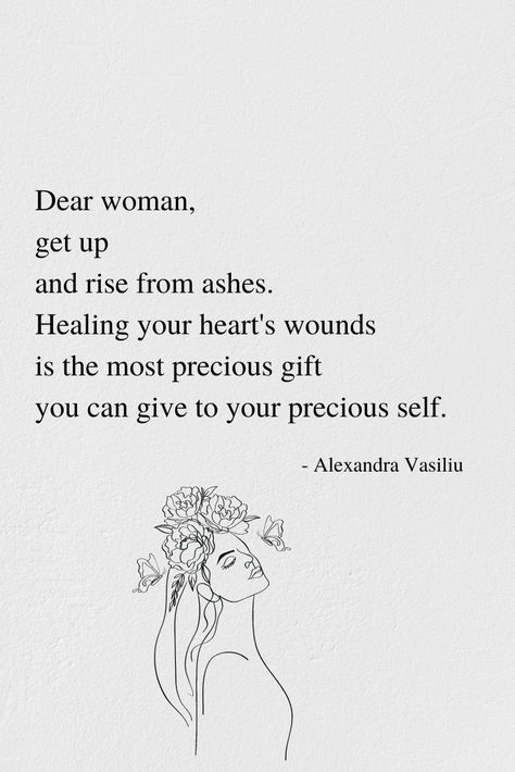 Empowering poem from the bestselling poetry book 'Healing Is a Gift' by Alexandra Vasiliu Healing Poetry Poem, Famous Poems About Self Love, Alexandra Vasiliu Poetry, Healing Poems, Her Poetry Book, Book Healing, Alexandra Vasiliu, Rilke Love Poems, Best Poems