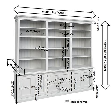 Breakwater Bay Fairmead Oversized Set Bookcase & Reviews | Wayfair Downstairs Office, Bookcase Plans, Bookcase Shelf, Library Bookcase, Home Library Design, Living Room Color Schemes, Room Color Schemes, Bookshelves Diy, Home Libraries