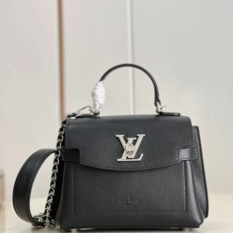 Order Now For More Details DM Lockme Ever Mini, Handbags Black, Black Weave, Louis Vuitton Fashion, Woven Chain, Mini Handbags, Handbag Shoes, Black Handbags, Clutch Handbag