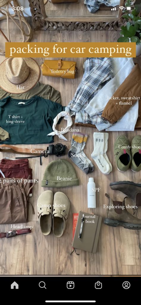 Hiking Needs, Girly Granola Aesthetic, Cute Hiking Outfit Summer, Granola Core, Granola Fashion, Camping Fits, Hike Outfit, Camping Attire, Granola Fits