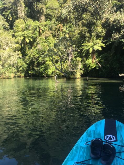 Nz Summer Aesthetic, Paddleboarding Aesthetic, Playing Mermaids, Nz Summer, Pretty Lake, Rotorua New Zealand, Summer Camps For Kids, Rotorua, Aesthetic Travel