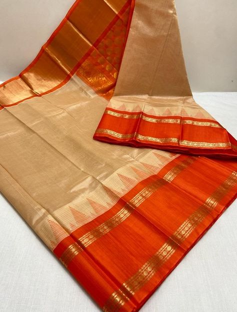 Sarees Colour Combinations, Mangalgiri Pattu Sarees, Styling Saree, Office Wear Saree, Latest Pattu Sarees, Mangalagiri Pattu Sarees, Plain Silk Saree, Saree Colours, Khadi Sarees