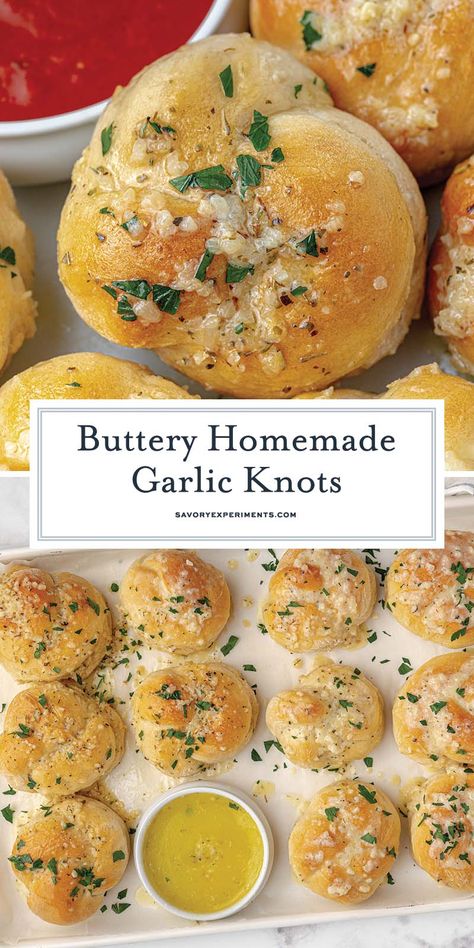 Garlic Bread From Scratch, Homemade Garlic Knots, Easy Garlic Bread Recipe, Recipes By Ingredients, Garlic Knots Recipe, Make Garlic Bread, Garlic Spread, Homemade Garlic Bread, Garlic Knots