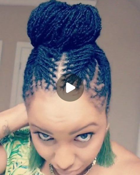 Style For Sister Locks, Sisterlocks Updo Wedding, Updos For Medium Length Locs, Two Braids Loc Styles, Sisterlocks Bun Styles, Formal Microloc Styles, Updo Sisterlocks Locs Styles, Sister Locks Updo Hairstyles, Sisterlocks Styles Updo Wedding