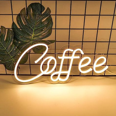 Amazon.com : KANAYA Coffee Neon Sign, Coffee LED Neon Light Signs for Coffee Bar Wall Decor Warm White, USB and Battery Powered Neon Signs, for Kitchen Home Cafe Office Club Hotel Restaurant, 15×6.8 Inch : Tools & Home Improvement Neon Coffee Sign, Coffee Neon Sign, Neon Coffee, Coffee Neon, Coffee Bar Sign, Coffee Bars, Coffee Sign, Home Coffee Bar, Coffee Bar Signs