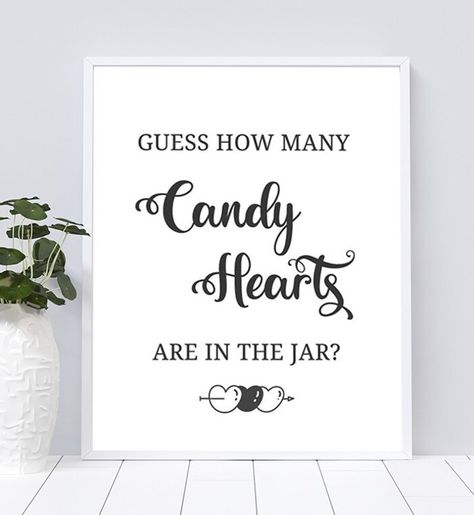 Guess How Many Candy Hearts are in the Jar Hearts In A Jar, Hearts Playing Cards, Game Tickets, Modern Games, Candy Hearts, The Jar, Library Ideas, In A Jar, Heart Sign