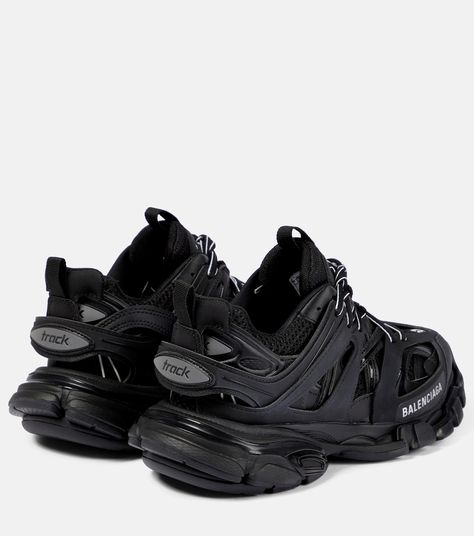 Track Sneakers in Black - Balenciaga | Mytheresa Balenciaga Shoes Women, Balenciaga Track Sneakers, Black Sneakers Women, Track Sneakers, Mens Outerwear Fashion, Black Balenciaga, Outdoor Aesthetic, Balenciaga Women, Winter 23