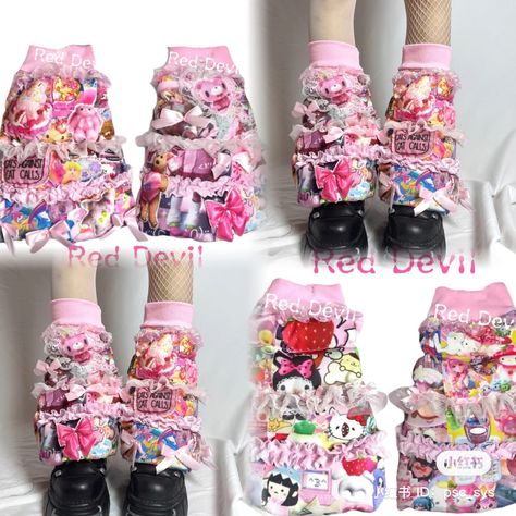 Harajuku Leg Warmers, Decora Accessories, Harajuku Accessories, Decora Fashion, Decora Harajuku, Harajuku Decora, Cool Makeup Looks, Gyaru Fashion, Dope Fashion