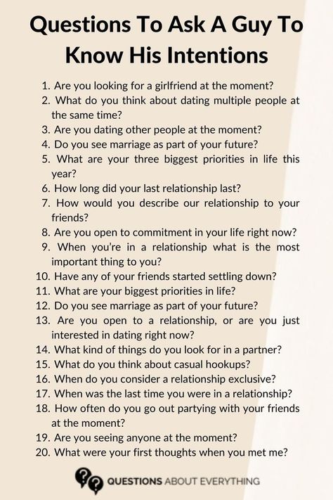 questions to ask a guy to know his intentions Deep Conversation Topics, Questions To Ask A Guy, Questions To Get To Know Someone, Question To Ask, Relationship Lessons, Relationship Psychology, Fun Questions To Ask, Relationship Challenge, Getting To Know Someone