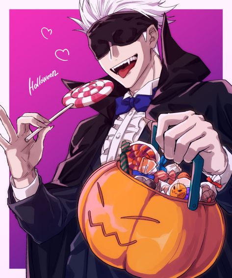 Gojo Halloween, Anime Halloween, Superhero Wallpaper, Halloween Icons, Holiday Art, Halloween Wallpaper, Handsome Anime Guys, Handsome Anime, Shut Up