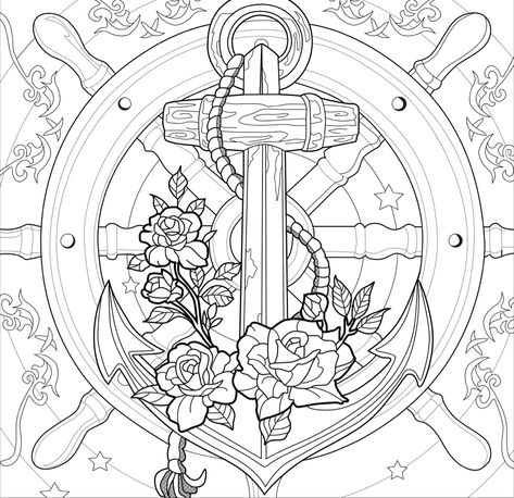 Tattoo Coloring Pages, Skull Coloring, Free Adult Coloring Printables, Fairy Coloring Book, Coloring Pages Ideas, Traditional Tattoo Designs, Kids Colouring, Skull Coloring Pages, Adult Coloring Books Printables