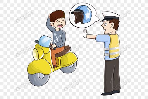 Motorcycle Png, Motorcycle Vector, Police Stickers, Helmet Drawing, Police Motorcycle, Bike Accident, Helmet Bike, Traffic Police, Childrens Drawings