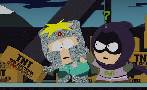 Professor Chaos Mysterion And Professor Chaos Matching, Professor Chaos Icon, Professor Chaos South Park, South Park Professor Chaos, Mysterion X Professor Chaos, Freedom Pals, Bunny Sp, Professor Chaos, Butters Stotch