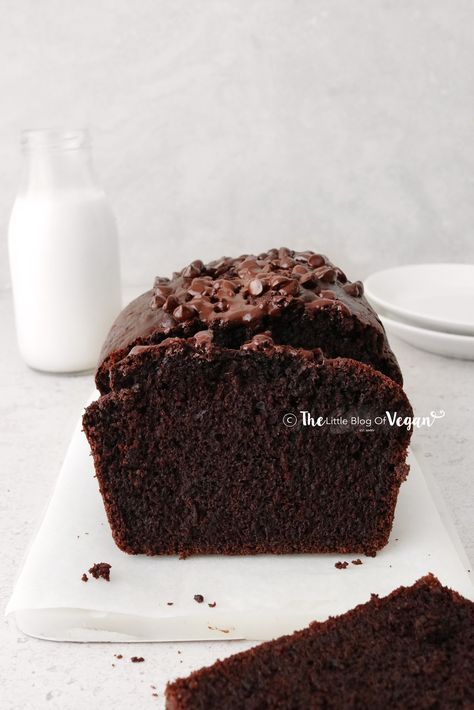 Chocolate Bread Recipe, Vegan Loaf, Chocolate Loaf, Chocolate Loaf Cake, Loaf Cake Recipes, Chocolate Pound Cake, Vegan Chocolate Cake, Chocolate Bread, Best Chocolate Cake