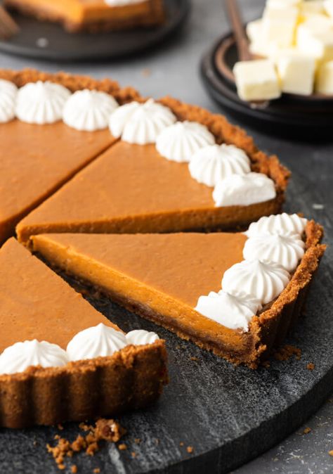 Sweet Potato Pie With Gingersnap Crust, Gingersnap Pie, Unique Pumpkin Pie, Sweet Potato Tart, Christmas Pies, Cottage Bakery, Pie Art, Gingersnap Crust, Christmas Pie