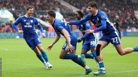 Bristol City 0-1 Cardiff City: Perry Ng header gives Bluebirds Severnside derby win - BBC Sport Andy King, Cardiff City Fc, Triumph Sports, Huff And Puff, Queens Park Rangers, Cardiff City, Bristol City, Stoke City, Bbc Sport