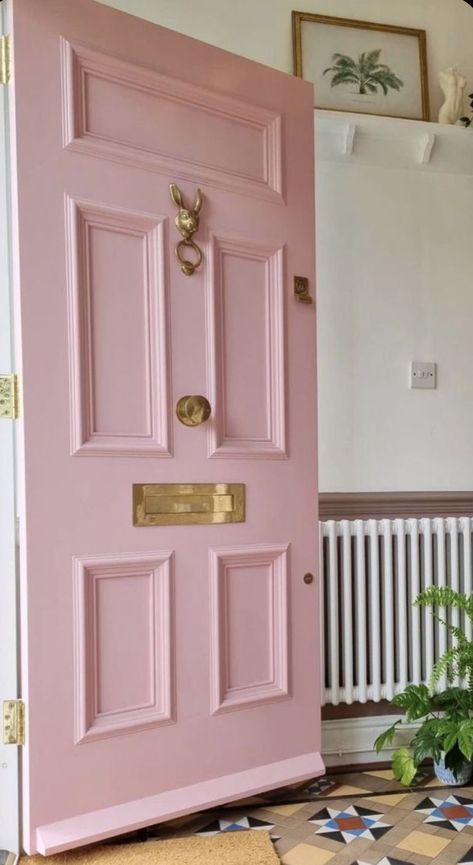 Pink Door, Front Entrance, Maximalism, Pink Houses, Barbie Dream House, Dream House Decor, Dream Homes, House Inspo, Dream Home Design