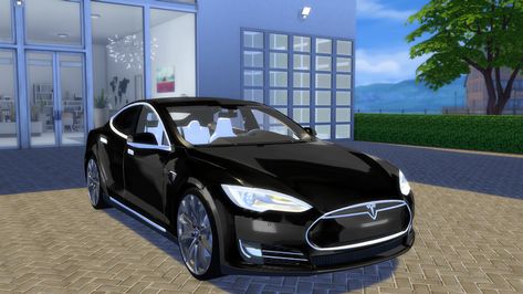 Sims 4 Tesla, Tesla Y, David Sims, Sims 4 Downloads, Best Sims, Tesla Model S, Cc Finds, Sims 4 Cc, Sims 4 Custom Content