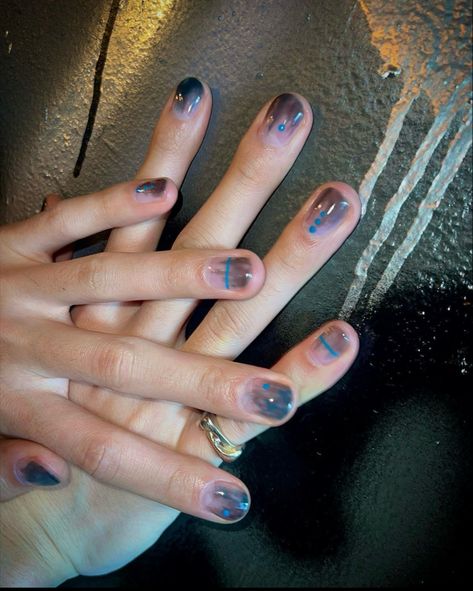 The8 Minghao, Minimal Nails Art, Band Nails, Hippie Nails, Beauty Nails Design, Minimal Nails, Blush Nails, Nail Photos, Nail Tattoo