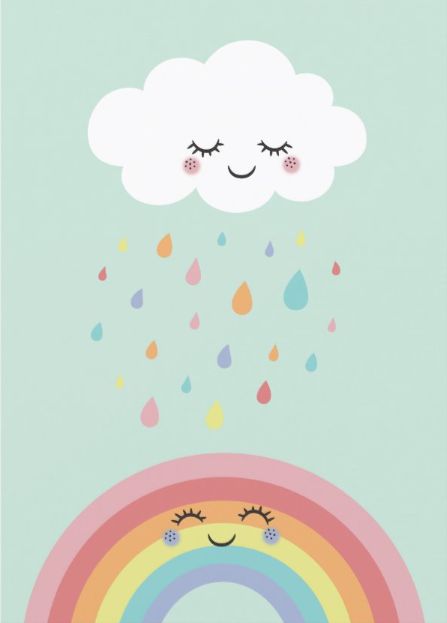 Cute cloud and rainbow pastel colored poster for nursery & babyroom. Nursery decor & wall art. Babyroom decor idea #nurserydecor #nurseryart #babyroom #afflink Cloud And Rainbow, Rainbow Nursery Art, Nursery Pastel, Cloud Rainbow, Cute Cloud, Nursery Decor Wall, Pastel Poster, Nursery Decor Wall Art, Rainbow Painting