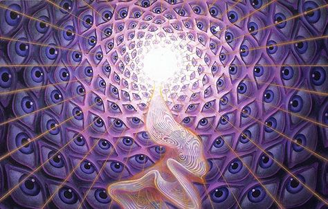 Artist Alex Grey on how each of us can be a Mystic Visionary Grey Wallpaper 4k, Alex Gray Art, Art Visionnaire, Spiritual Eyes, Sacred Geometry Tattoo, Geometry Tattoo, Alex Grey, Sacred Geometry Art, Geometry Art