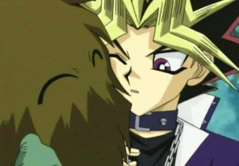 Yugioh Kuriboh GIF - Yugioh Kuriboh Cuddle - Discover & Share GIFs Yami Yugi Gif, Yugioh Gif, Yugioh Fanfiction, Yami X Yugi, Kaiba Yugioh, Atem Yugioh, Pharaoh Atem, Seto Kaiba, Yugioh Collection