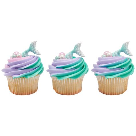 Mini Mermaid Creations Ariel Doll Cake, Cinderella Doll Cake, Princess Cupcake Cake, Cake Frame, Mermaid Birthday Party Decorations, Mermaid Theme Birthday Party, Mermaid Cupcakes, Edible Decorations, Edible Cake Decorations