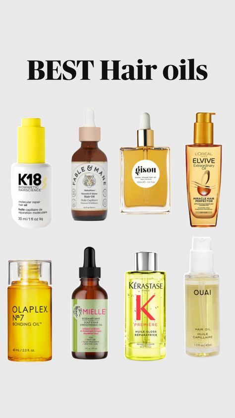 #hair #oil #healthy #pinterest Best Hair Oils, Blonde Hair Care, Get Thicker Hair, Healthy Hair Routine, Half Up Half Down Hair Prom, Hair Oils, Best Hair Care Products, Hair Growing Tips, Best Hair Oil