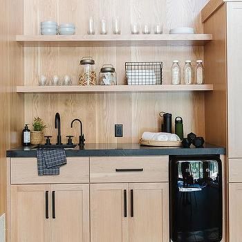 Smeg Mini Fridge Design Ideas Smeg Mini Fridge, Small Bars For Home, Modern Lake House, Home Bar Design, Geometric Floor, Home Bar Designs, Bonus Rooms, Kitchen Nook, Studio Mcgee