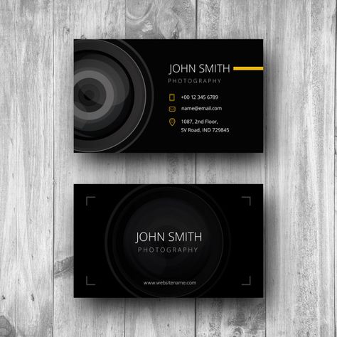 Photography business card Premium Psd | Premium Psd #Freepik #psd #business-card #business #card #design Photography Card Design, Photography Visiting Cards Design, Photography Visiting Card, Magazine Cover Template, Photography Business Cards Template, Photography Brochure, Business Brochure Design, Camera Wallpaper, Modern Business Cards Design