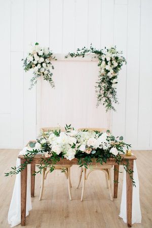 Sweetheart Table Backdrop, Sweetheart Table Flowers, Sweet Heart Table, Wedding Design Board, Elegant Wedding Themes, Sweetheart Table Decor, Samantha Wedding, Heart Table, Diy Wedding Table